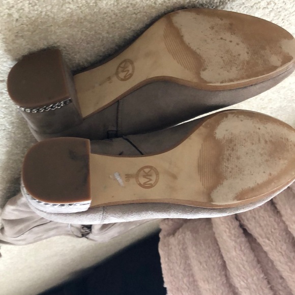 Grey Michael Kors over the knee boots - Picture 2 of 3